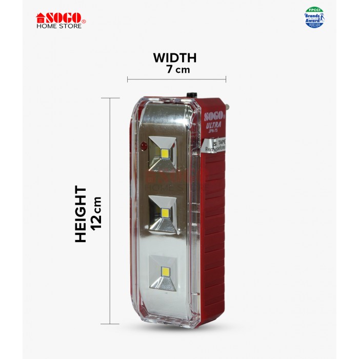 Sogo Rechargeable Emergency Led Lantern Light  (JPN-75)