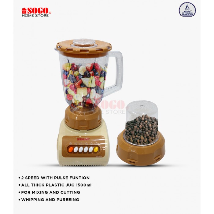 Sogo Juicer Blender & Dry Mill (2 In 1) (JPN-503)