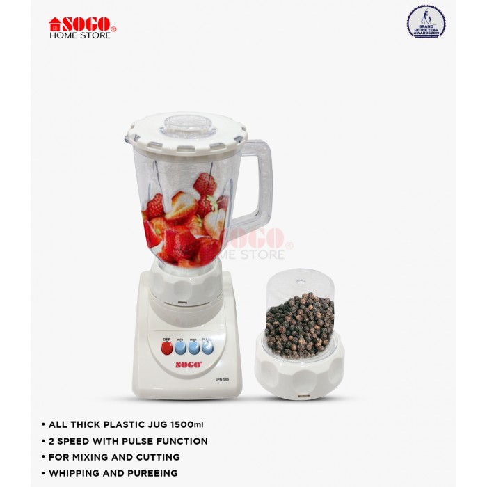 Sogo Juicer Blender & Dry Mill (2 In 1)  (JPN-505)