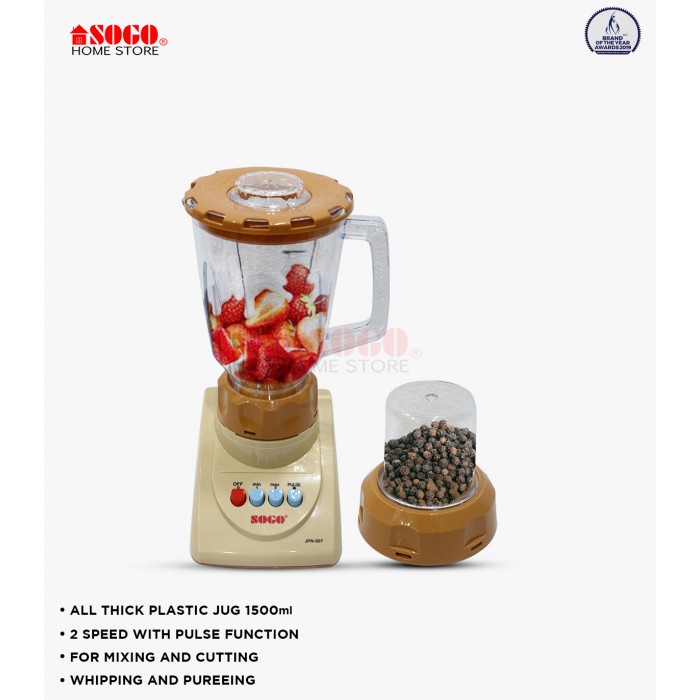 Sogo Juicer Blender & Dry Mill (2 In 1) (JPN-507)