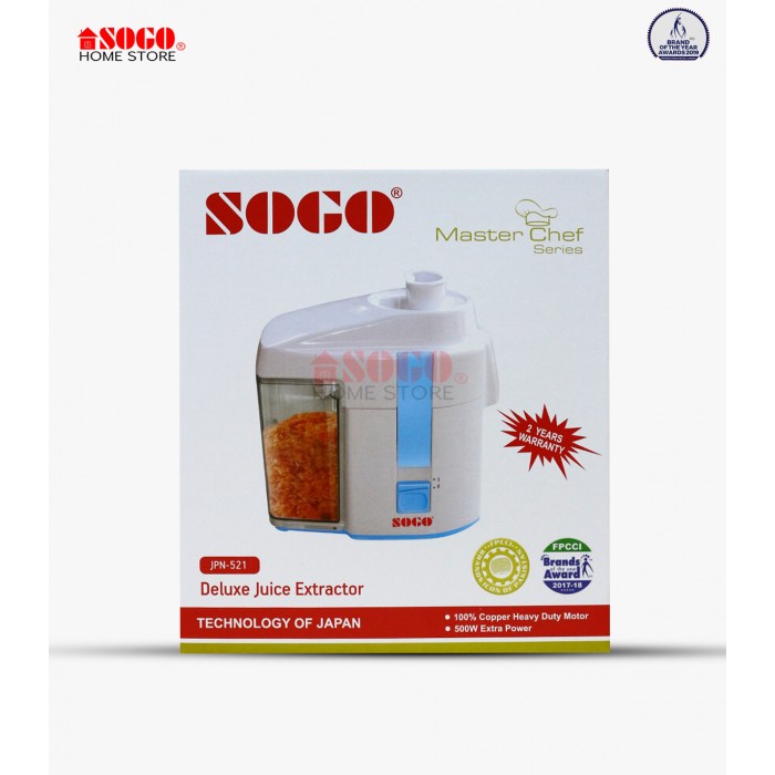 Sogo Deluxe Hard Fruit Juicer Extractor (JPN-521)
