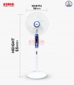 Sogo Rechargeable Floor Fan (JPN-650R)