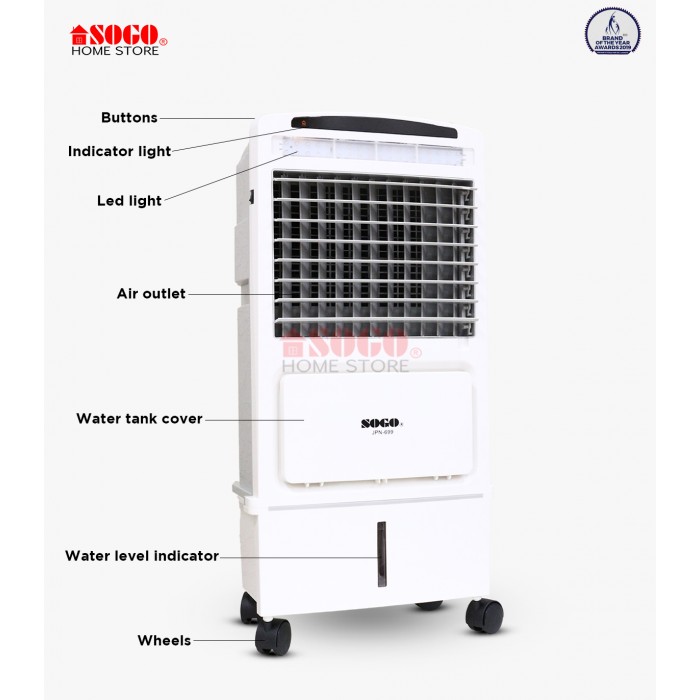 Sogo Rechargeable Air Cooler 8 Liter (JPN-699)