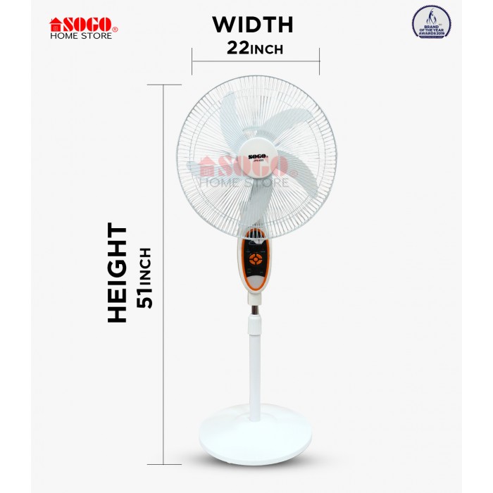 Sogo Rechargeable Floor Fan (JPN-634)