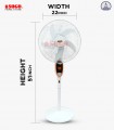 Sogo Rechargeable Floor Fan (JPN-634)