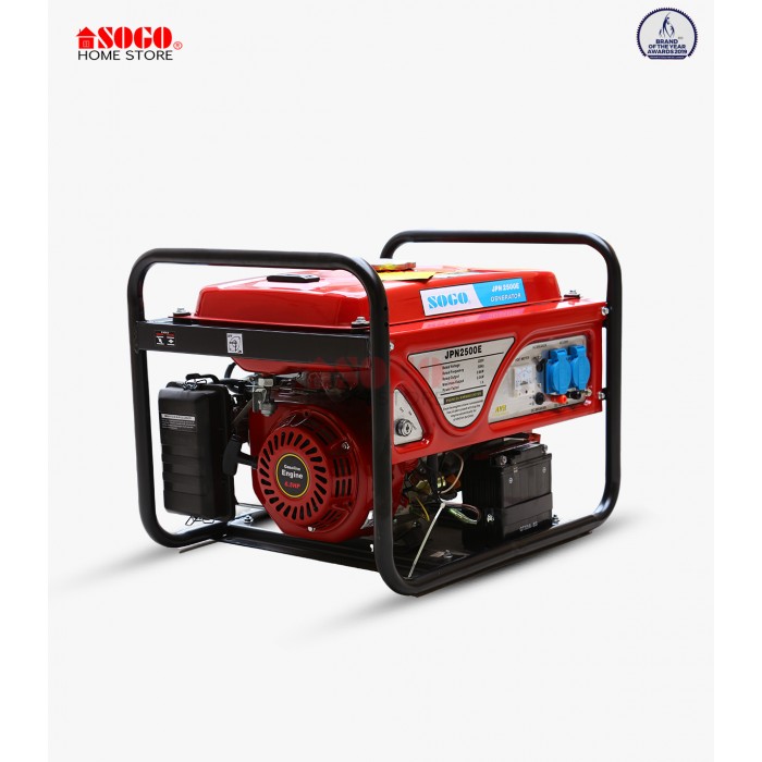 Sogo Generator 2.0 KW (JPN-25000E) - with Battery - Petrol n Gas Generator