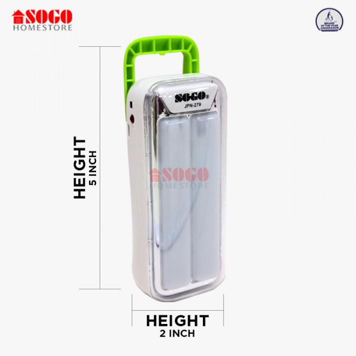 Sogo Rechargeable Emergency Led Lantern Light (JPN-279)