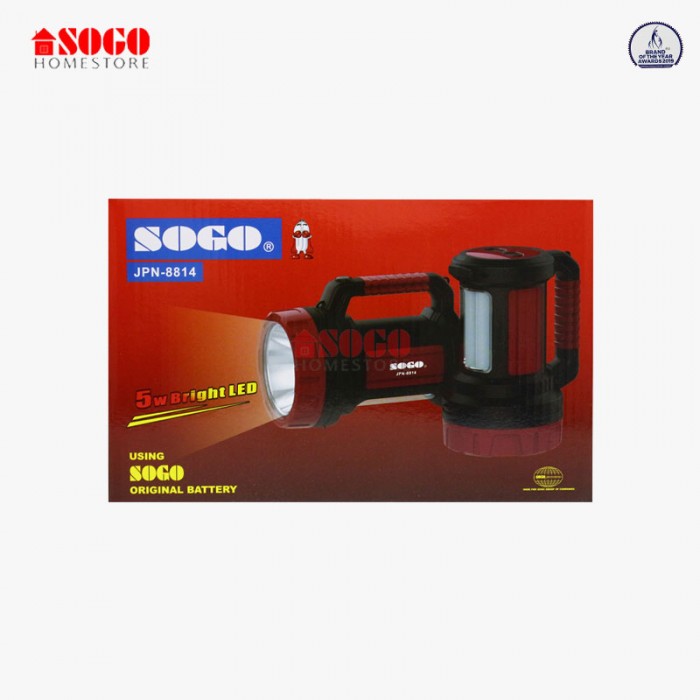 Sogo Rechargeable High Power Search Light  5w Led Torch Light (JPN-8814)