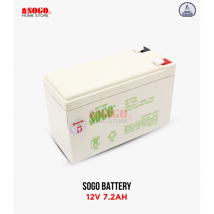 Battery For Sogo Rechargeable Air Cooler 8 Liter (JPN-699)