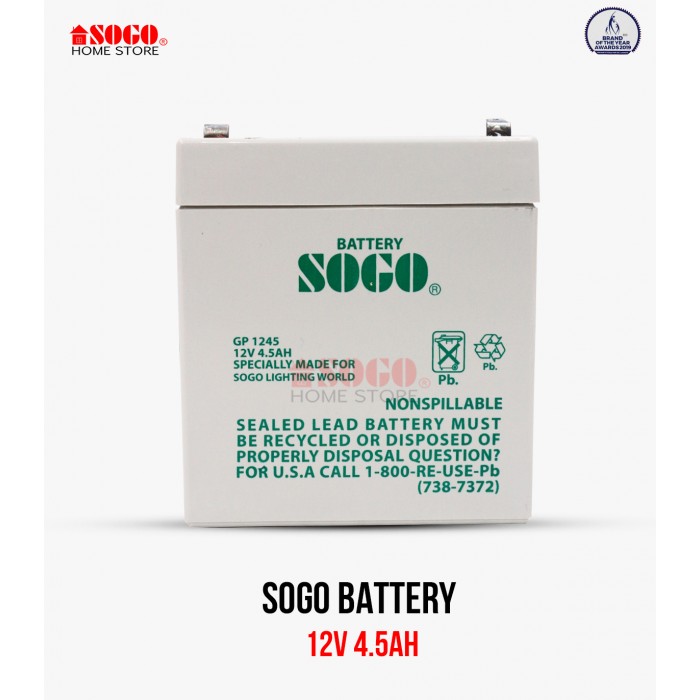 Battery For Sogo Rechargeable Floor Fan (JPN-634)