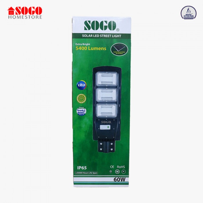Sogo Smart Solar Led Street Light (60 watts)