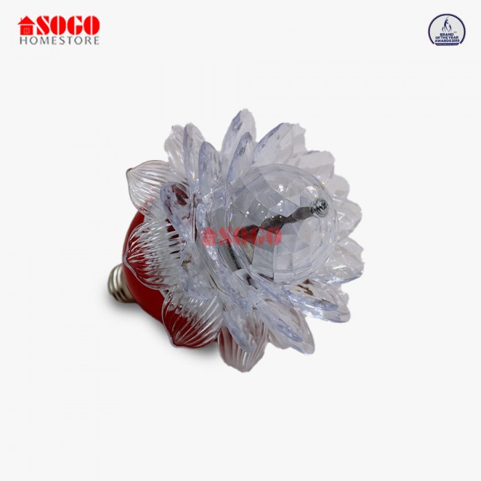 Sogo Revolving Flower Lamp 3 LED (E27) Screw Type