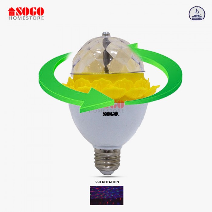 Sogo Revolving Gola Bulb 5 LED (E27) Screw Type