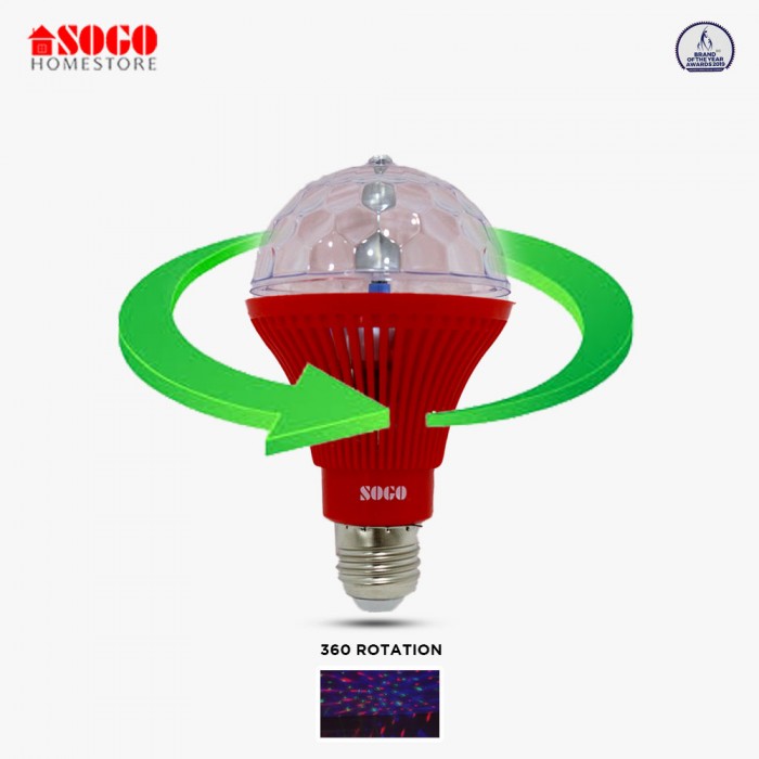 Sogo 5 Led PRISM Revolving Lamp  (E27) Screw Type