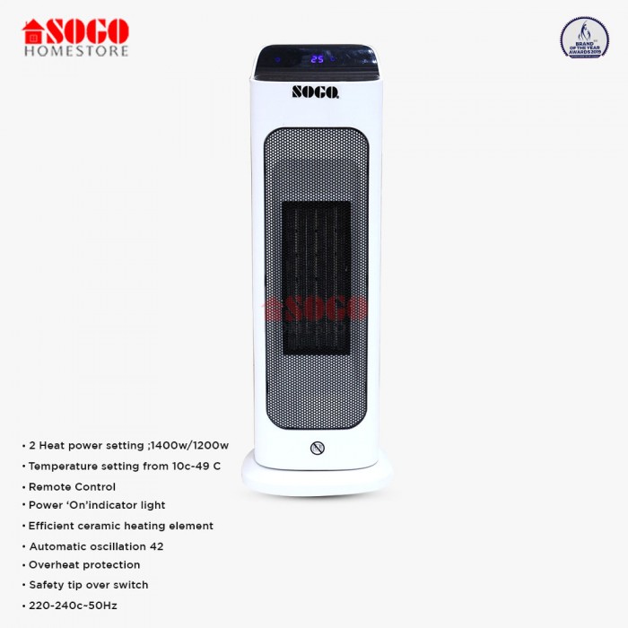 Sogo Ceramic Fan Heater (JPN-77)