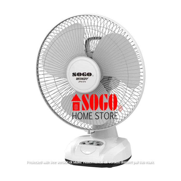 Sogo Rechargeable Fan- JPN 670