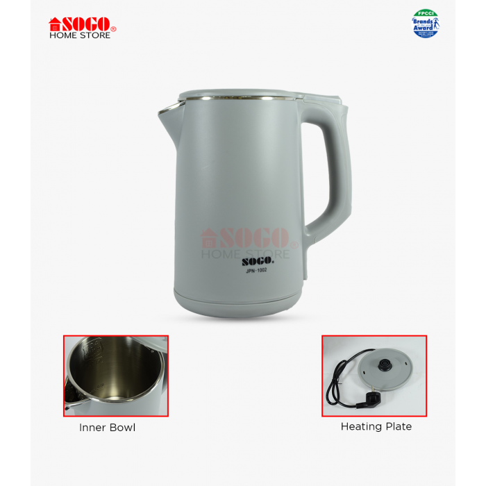 Sogo Electric Kettle (1.7Liter) (JPN-1002)