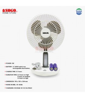 Sogo Rechargeable Mini Fan -  JPN-519