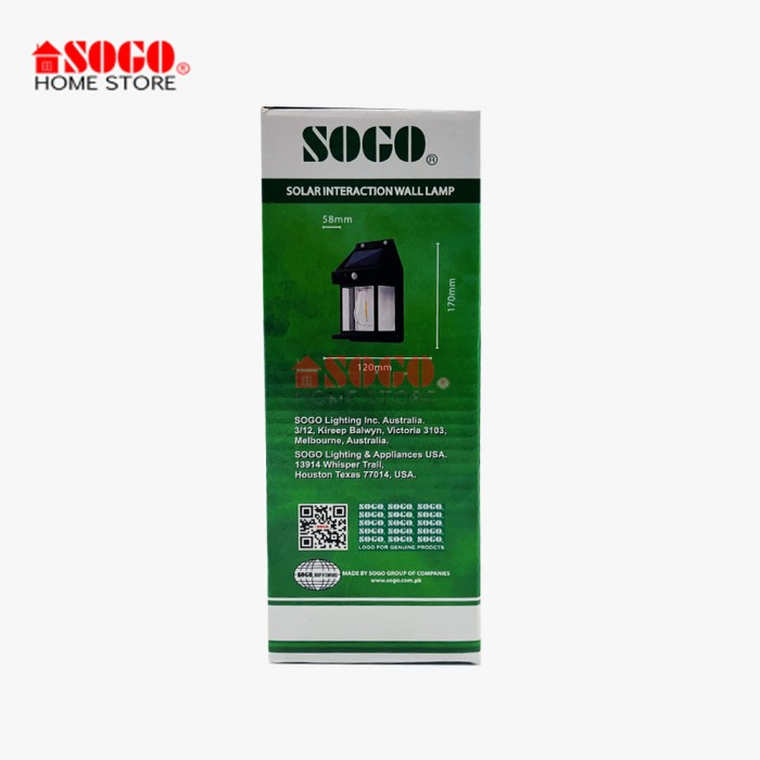 SOGO SOLAR WALL LAMP 24 W