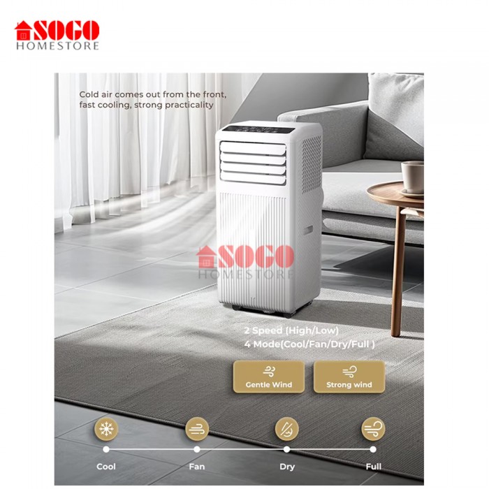 Sogo Portable Air Conditioner 9000BTU