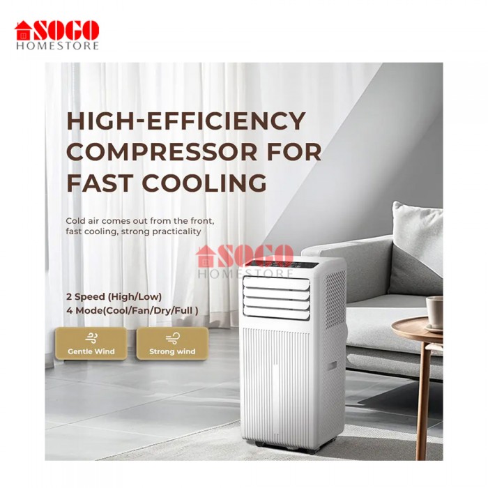Sogo Portable Air Conditioner 9000BTU
