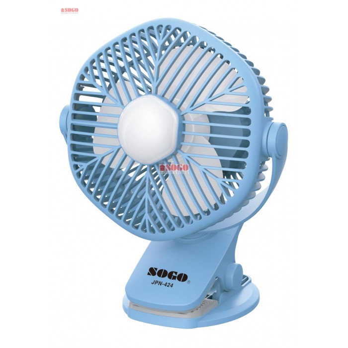 Sogo Rechargeable Mini Fan JPN-424 blue