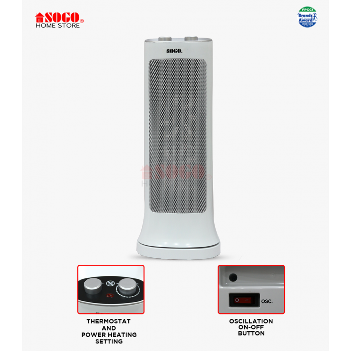 Sogo Ceramic Fan Heater (JPN-78)