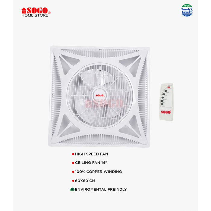 Sogo Ceiling Box Fan ( JPN-777)